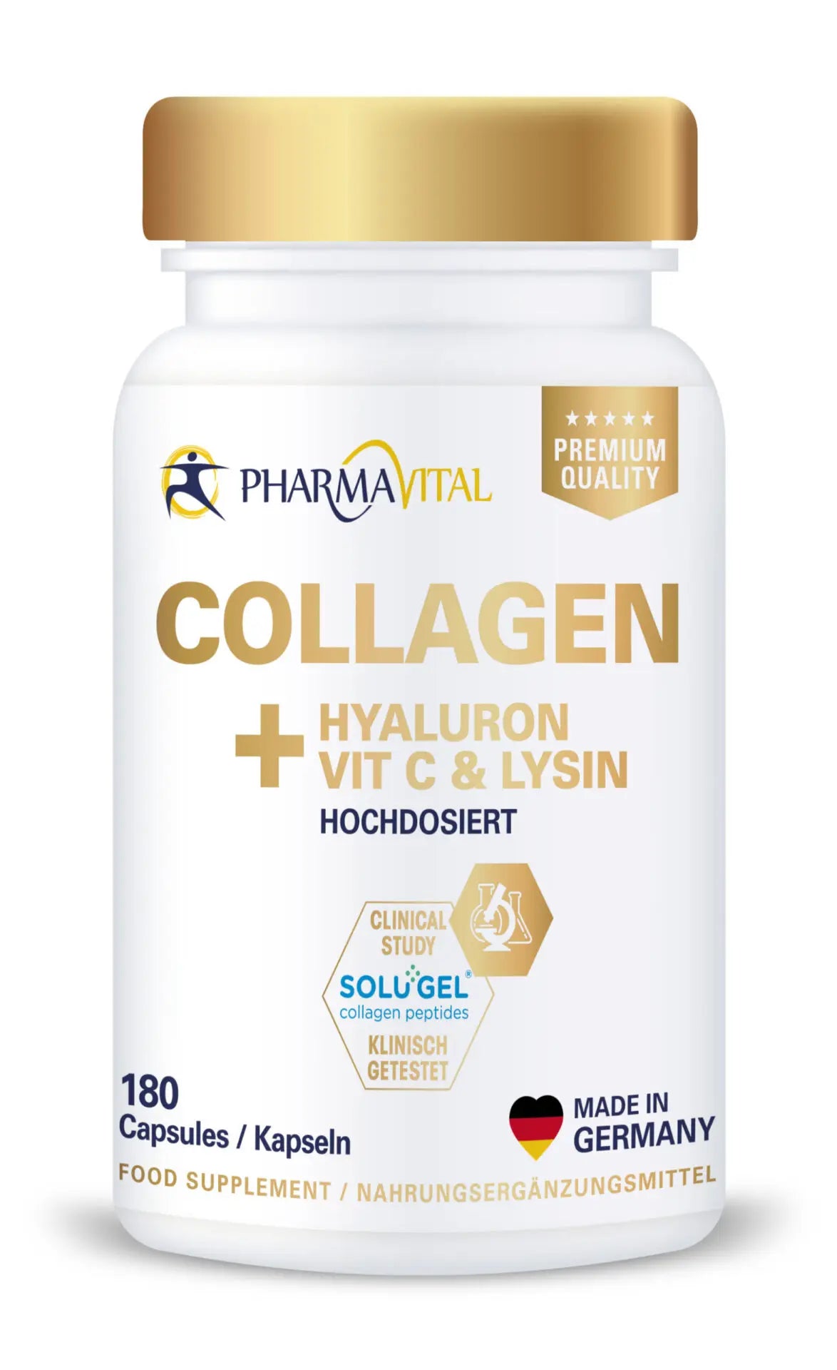 PharmaVital Collagen + Hyaluron Vitamin C & Lysin