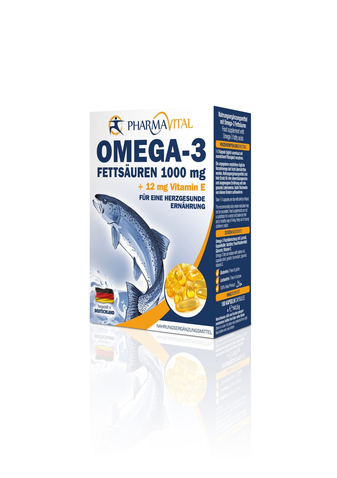 Omega3 1000 mg + 12 mg vit. E